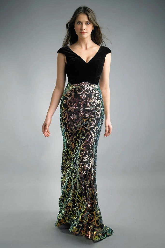 basix black dress Basix Black Label Style D7844L