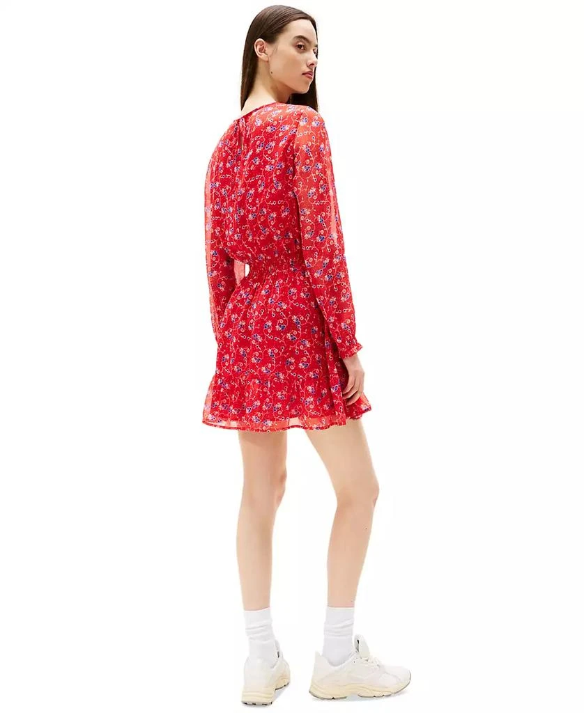 Tommy Jeans Women's Floral Chiffon Mini Dress 4
