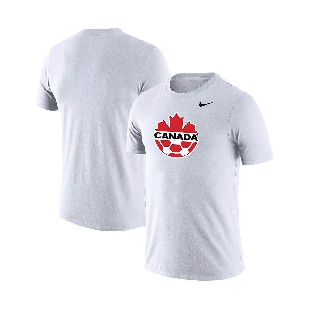 Nike Men's White Canada Soccer Primary Logo Legend Performance T-shirt