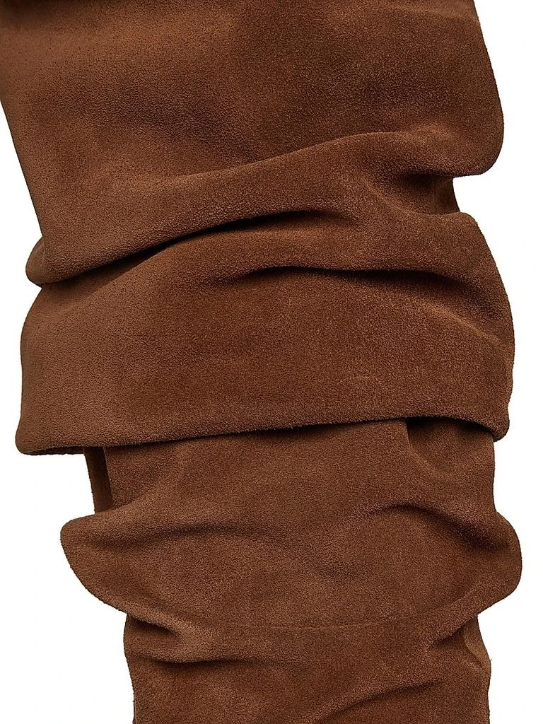 Manolo Blahnik Calassohi Suede Slouchy Knee-High Boots 5