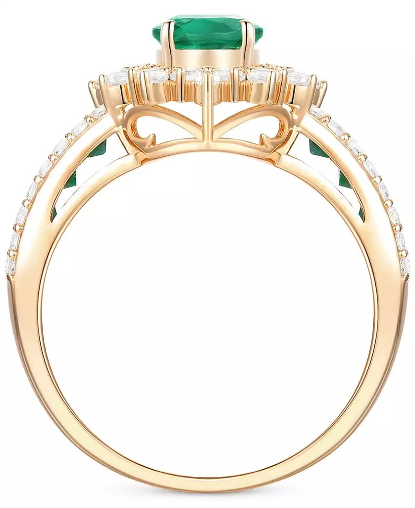 Macy's Sapphire (2-1/3 ct. t.w) and Diamond (3/4 ct. t.w.) Ring in 14k White Gold (Also Available in Ruby and Emerald) 6