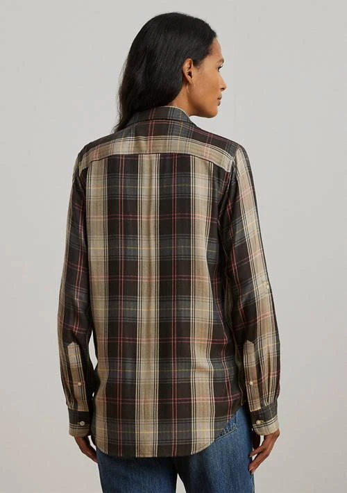 Ralph Lauren Ralph Lauren Relaxed Fit Plaid Roll Tab Sleeve Shirt 2