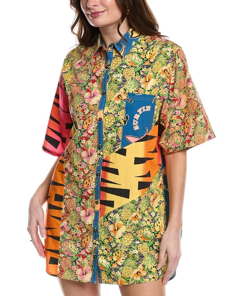 REDONE RE/DONE Oversized Shirtdress