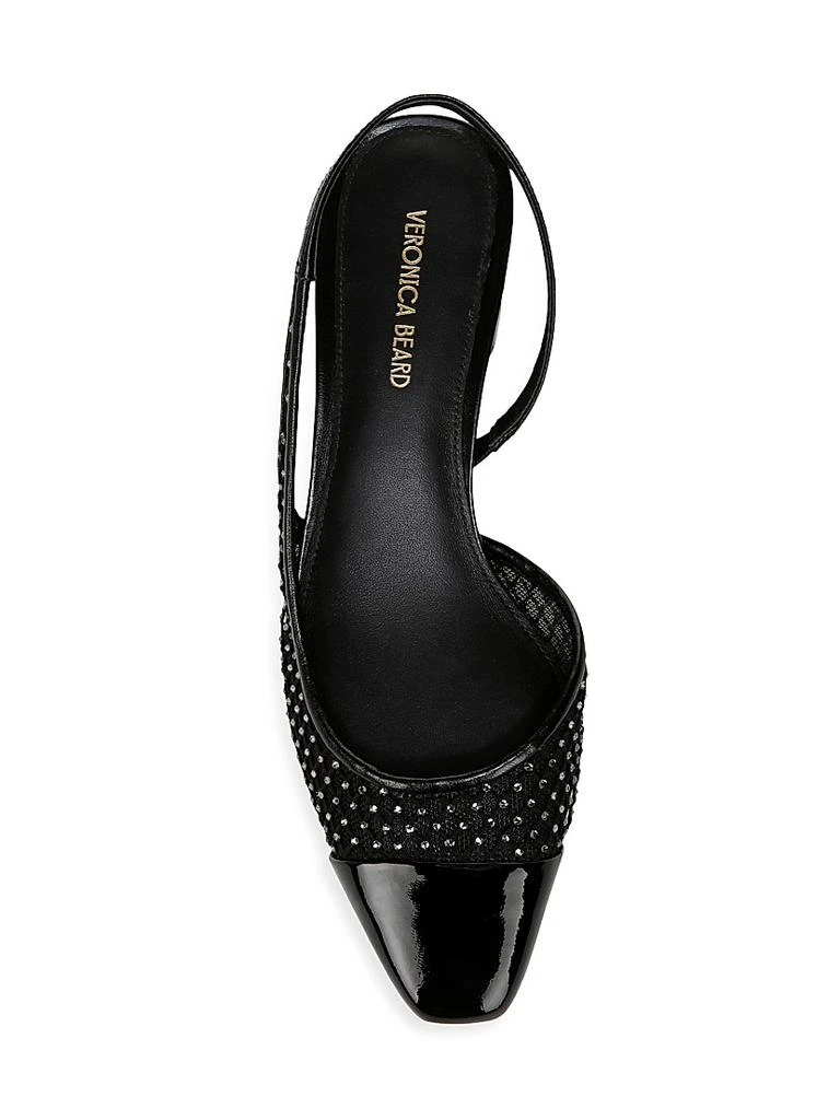VERONICA BEARD Cecile 25MM Rhinestone-Mesh Slingback Pumps 4