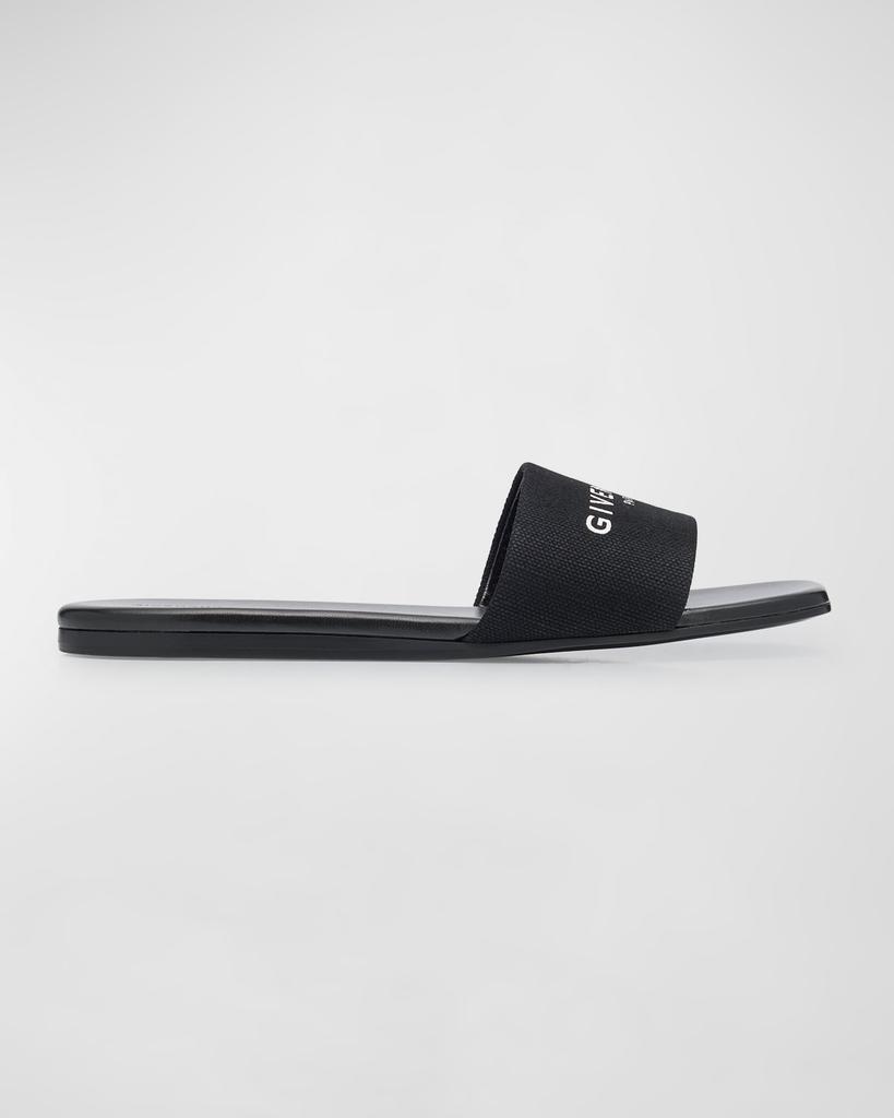 Givenchy 4G Logo Flat Slide Sandals