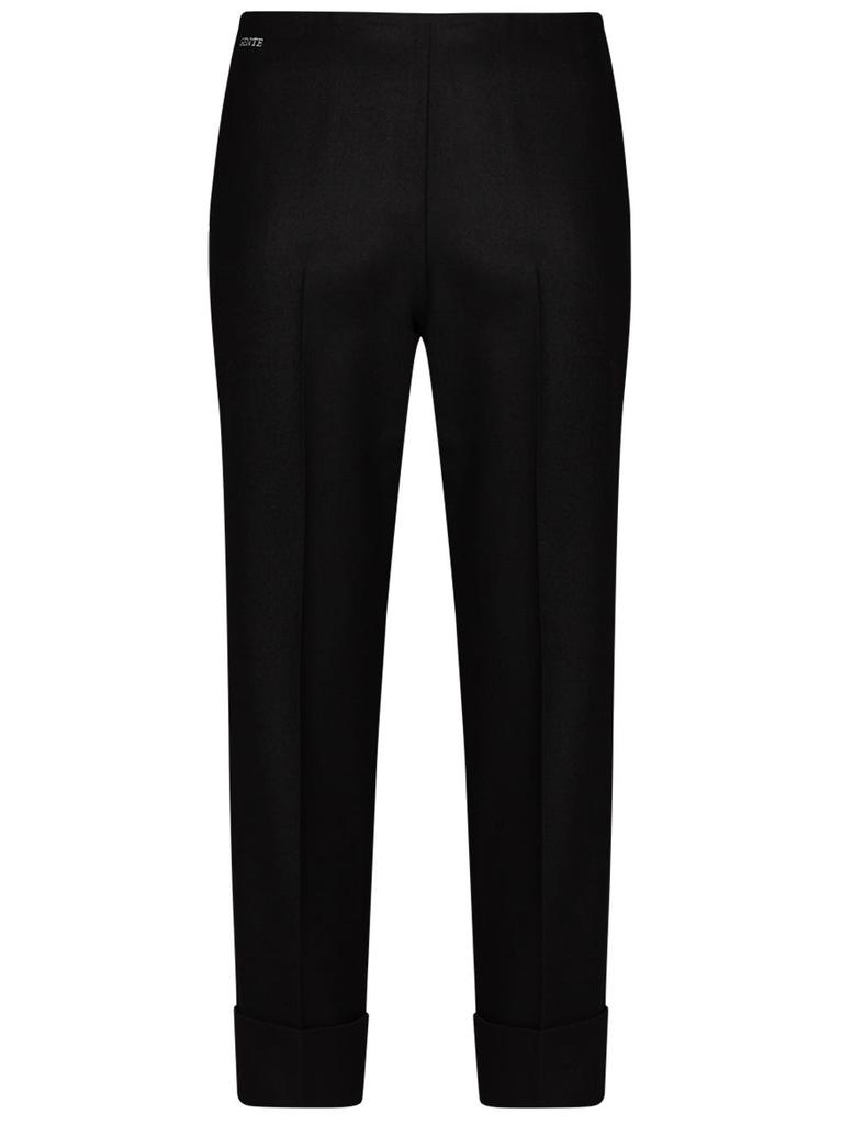 NA Black wool trousers