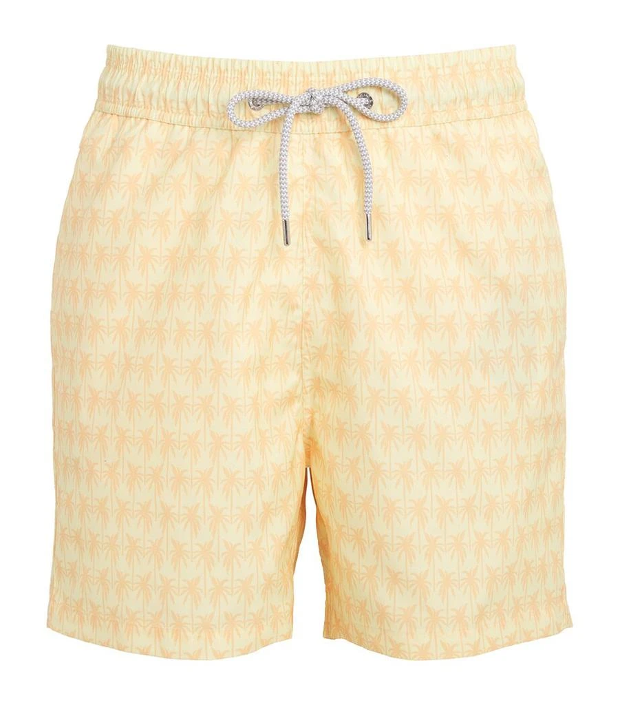 LOVE BRAND & Co. Palm Print Staniel Swim Shorts 1