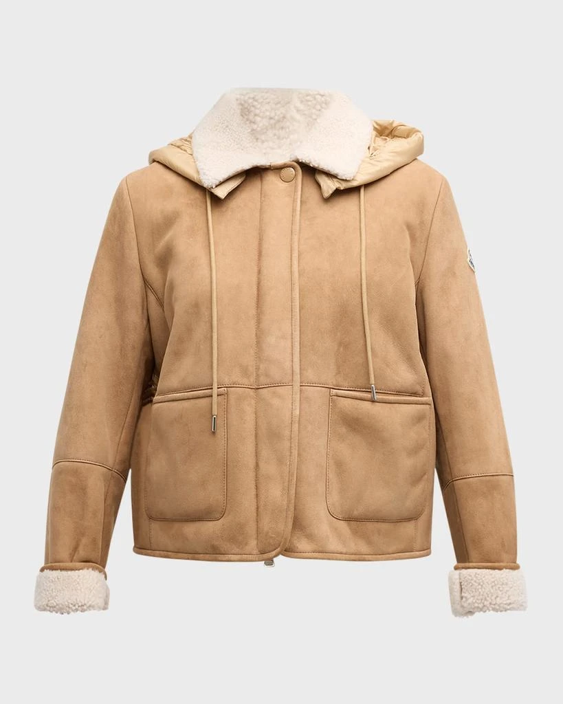 Moncler Dafne Suede Hybrid Jacket 1