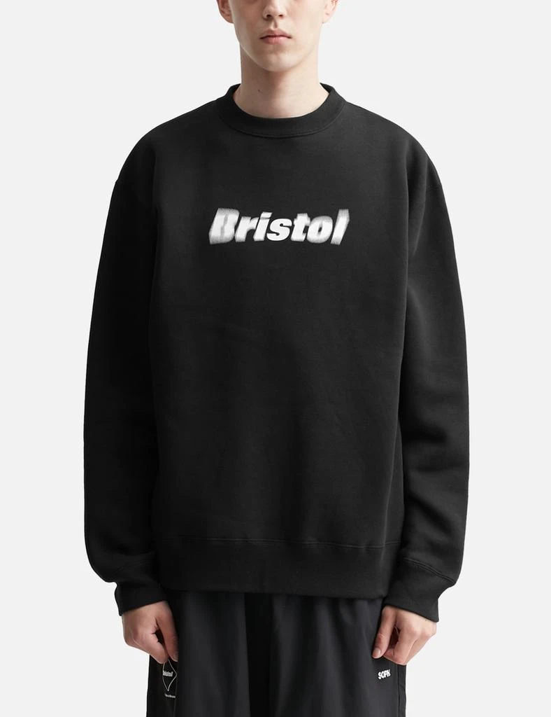 F.C. Real Bristol Blurred Logo Crewneck Sweater 3