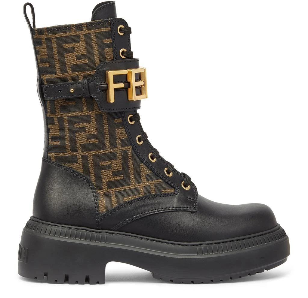 Fendi Combat Boots Fendigraphy 1