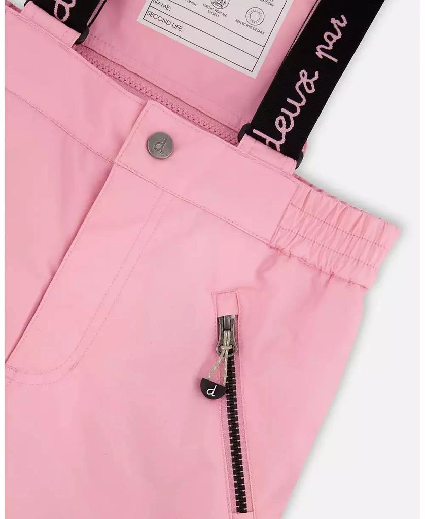 Deux par Deux Girl Two-Piece Play Snowsuit with Printed Jacket Pink - Toddler|Child 3