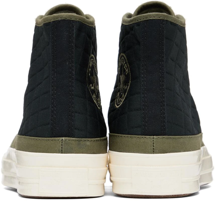 Converse Black & Green Chuck 70 Sneakers 2