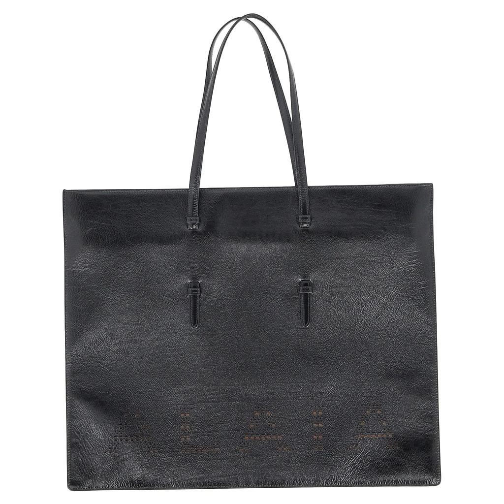 Alaïa Laser Cut Totebag in Black Leather 1