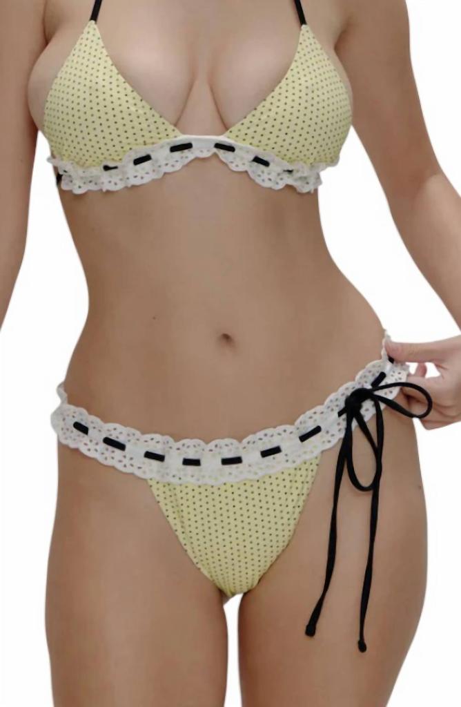 Frankies Bikinis Frankies Bikinis - Lacey Micro Bikini Bottom