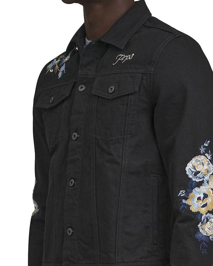 Prps Goods & Co Peony Floral Pattern Denim Jacket 4