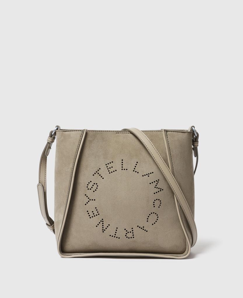 Stella McCartney Stella McCartney - Logo Square Crossbody Bag, Woman, Khaki