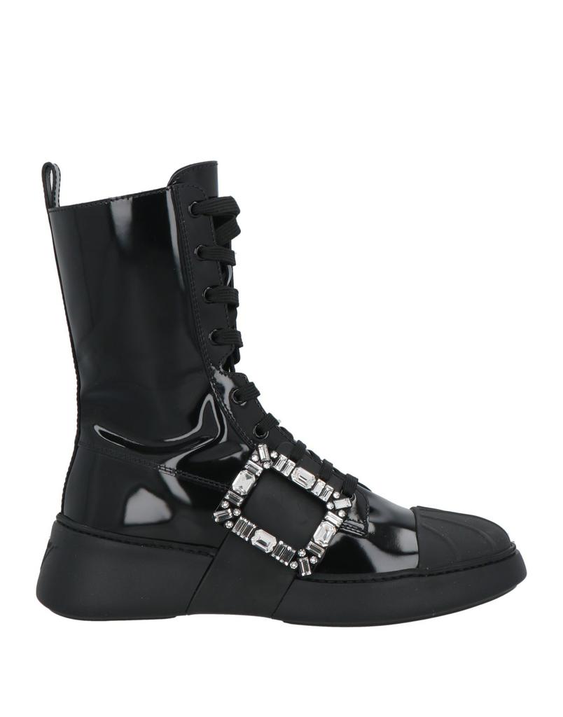 Tres Vivier Polly 45 レザー アンクルブーツ ROGER VIVIER Tres Vivier Polly 45 buckled suede ankle boots