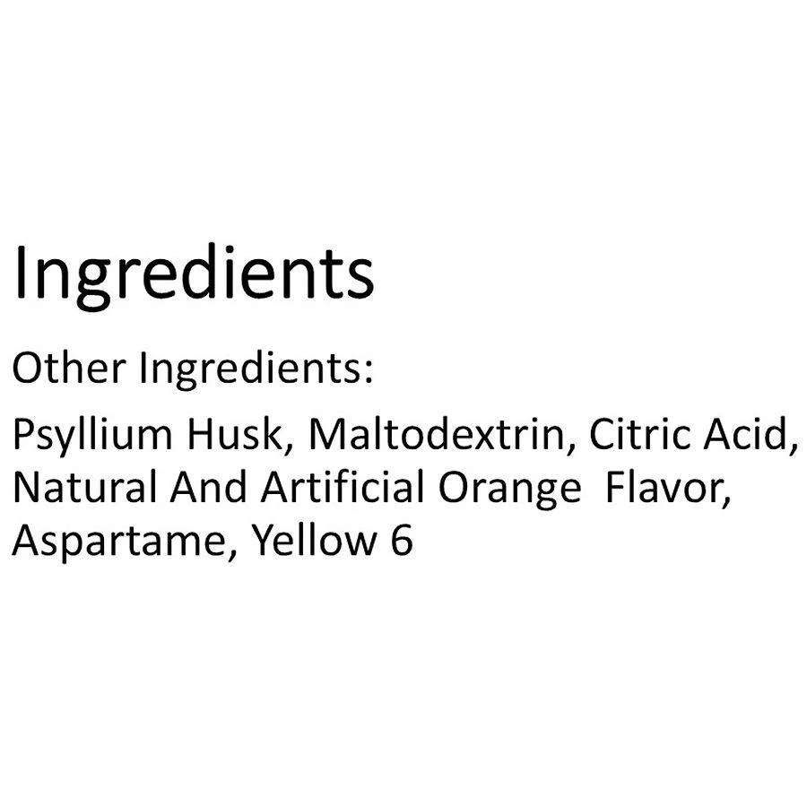 Metamucil 4 in 1 Daily Fiber Supplement Powder, for Digestive Health and Regularity Orange 8