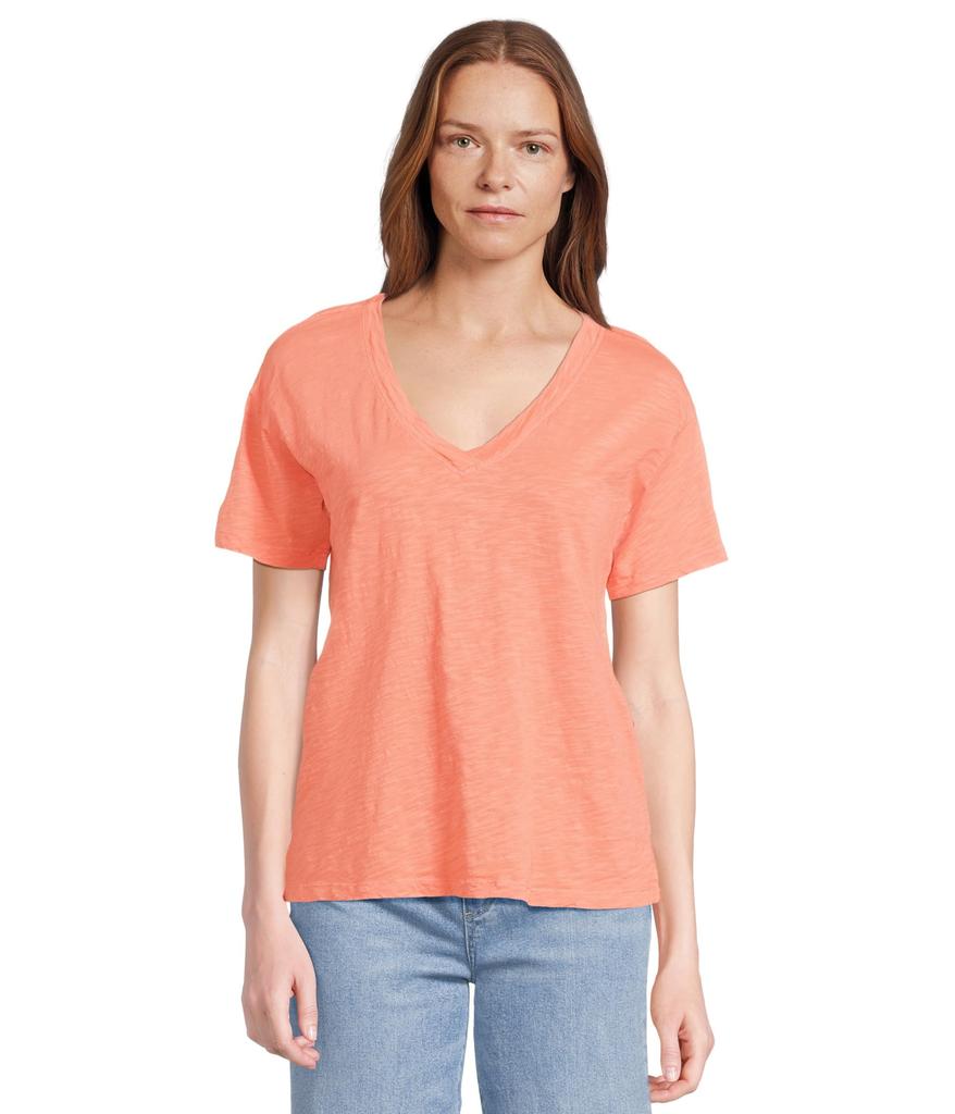 Mod-o-doc Short Sleeve V-Neck Boxy Tee