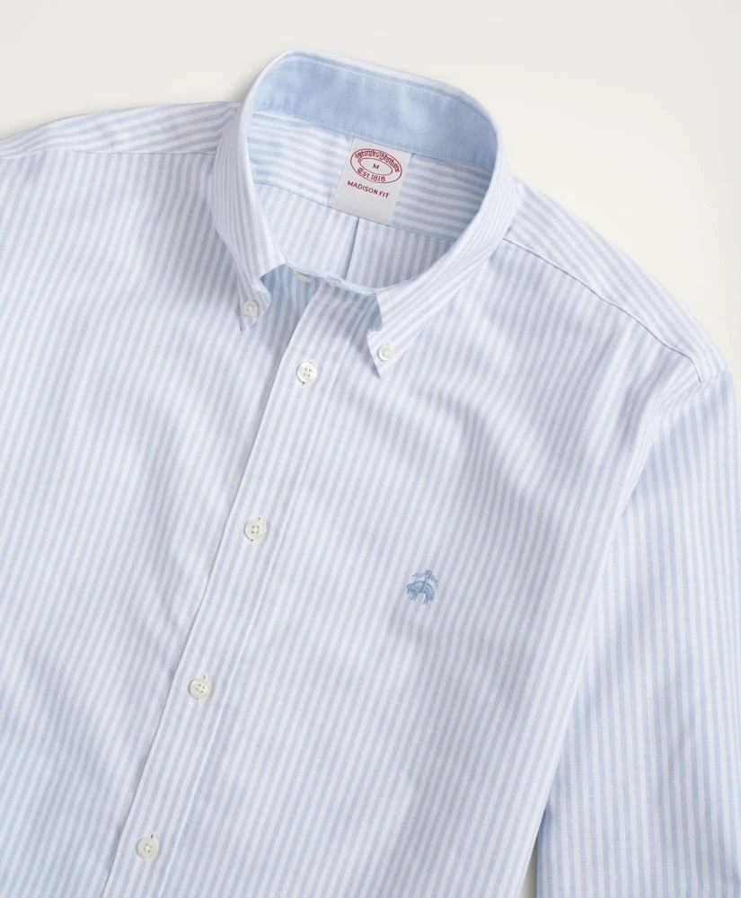 Brooks Brothers Stretch Madison Relaxed-Fit Sport Shirt, Non-Iron Bengal Stripe Oxford 2