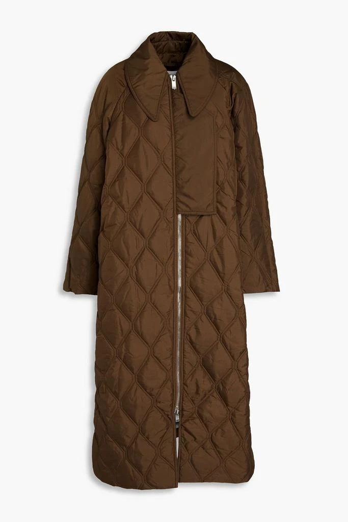 Ganni Quilted ripstop coat 1