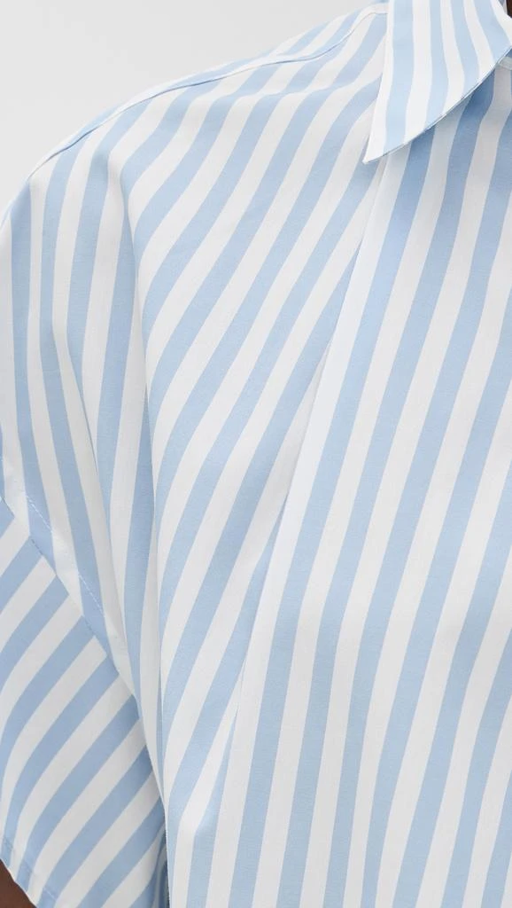 Rag & Bone Martha Short Sleeve Stripe Poplin Shirt 5