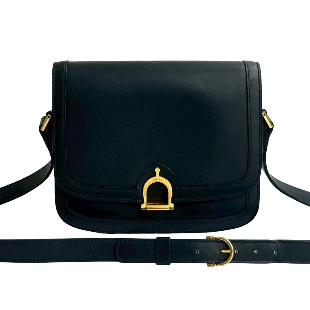 Celine Leather Pochette Shoulder Bag (Pre-Owned)