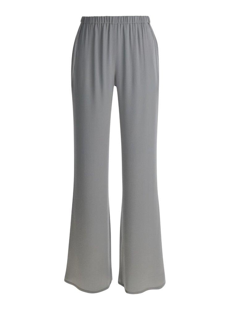 Antonelli Antonelli Straight-Leg Elasticated Waistband Satin Trousers