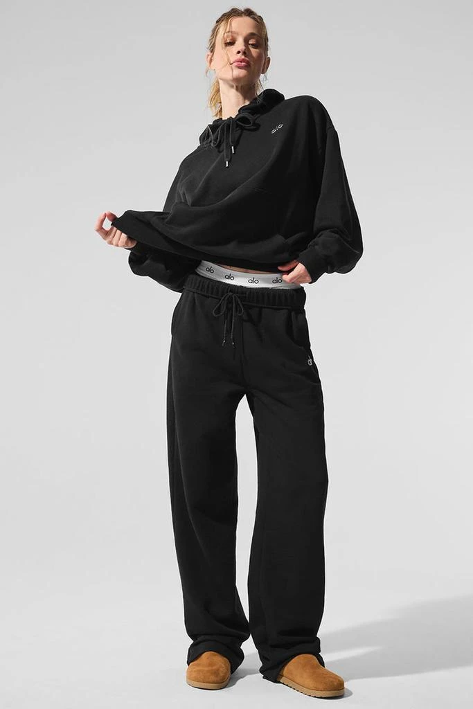 Alo Accolade Straight Leg Sweatpant - White Heather 6