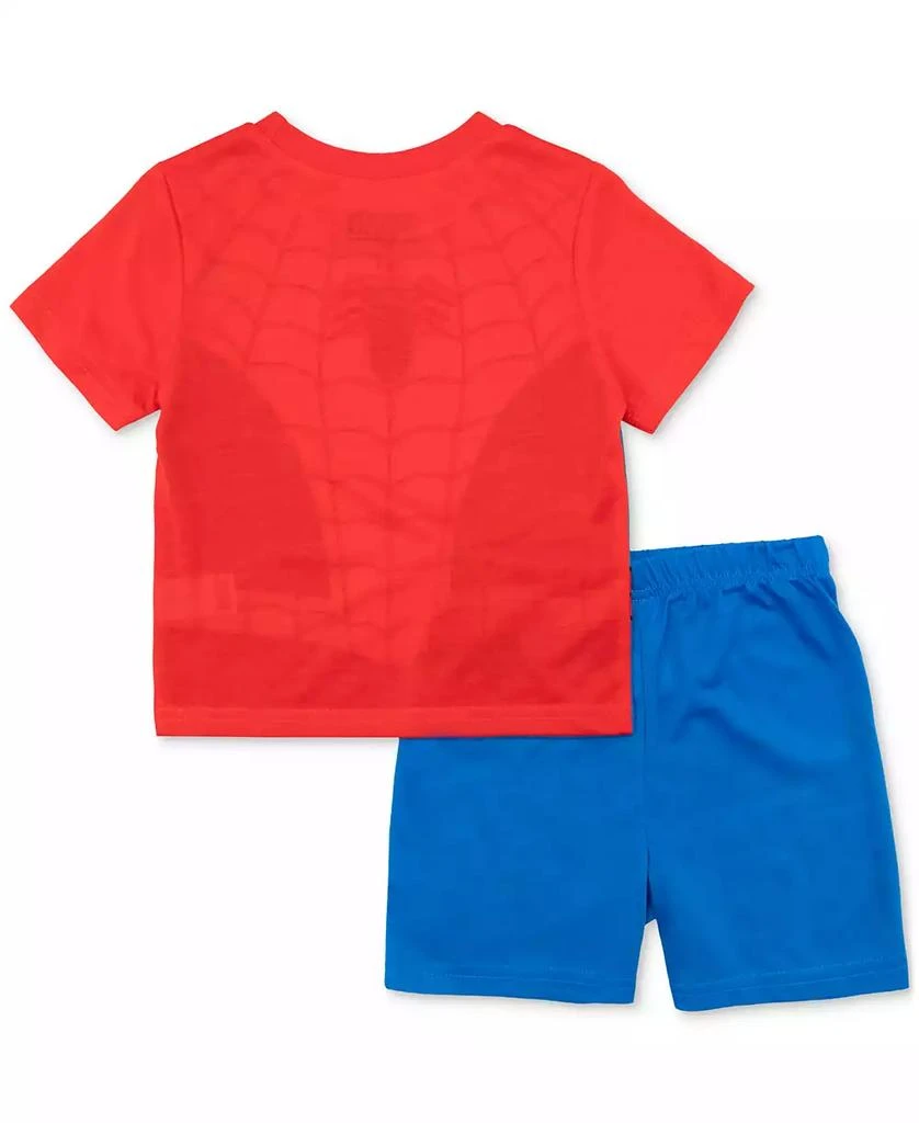 Spider-Man Toddler Boys Short-Sleeve Top & Shorts Pajamas, 2 Piece Set 2