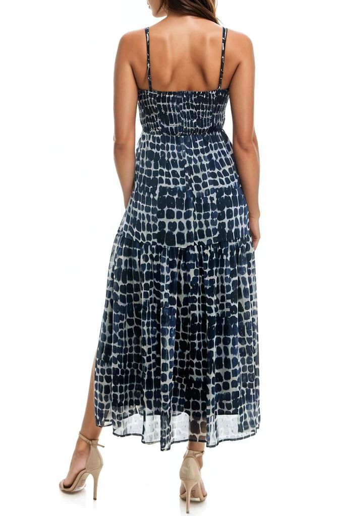 Socialite Metallic Gathered Maxi Dress 2