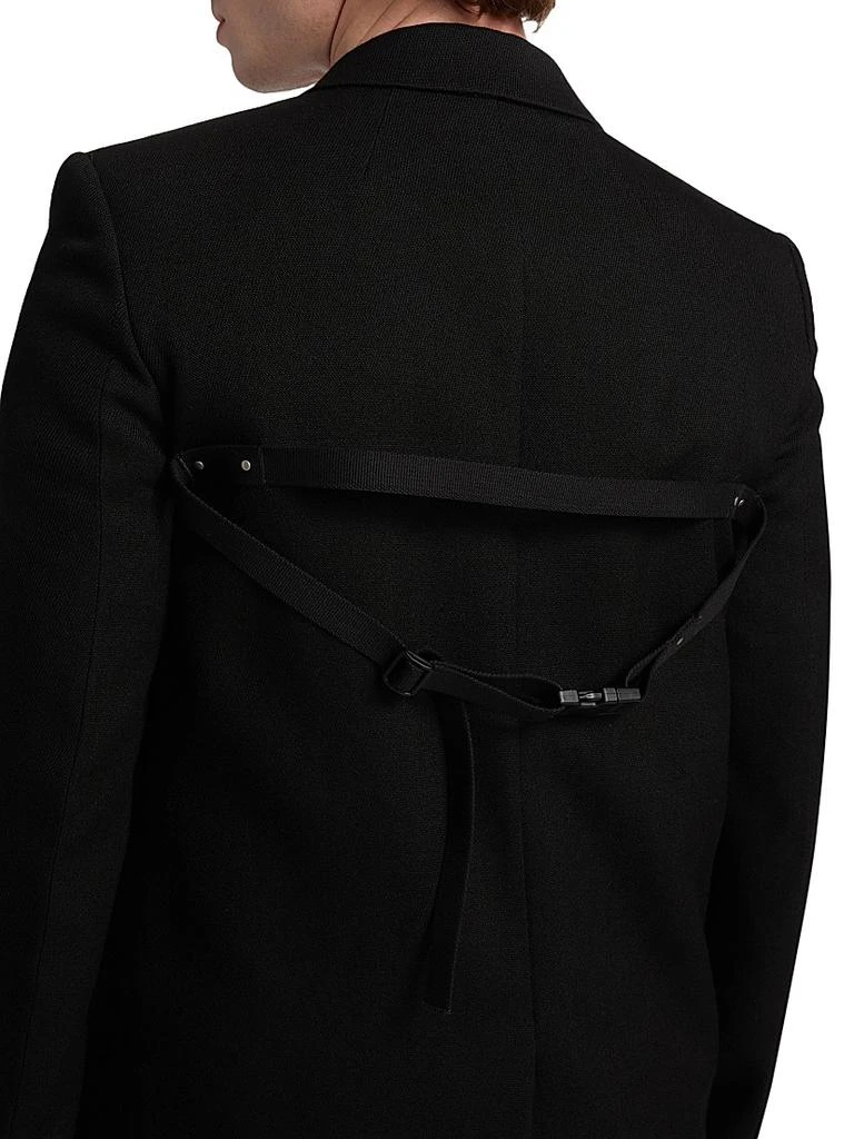 Rick Owens Giacca Wool Single-Breasted Blazer 6
