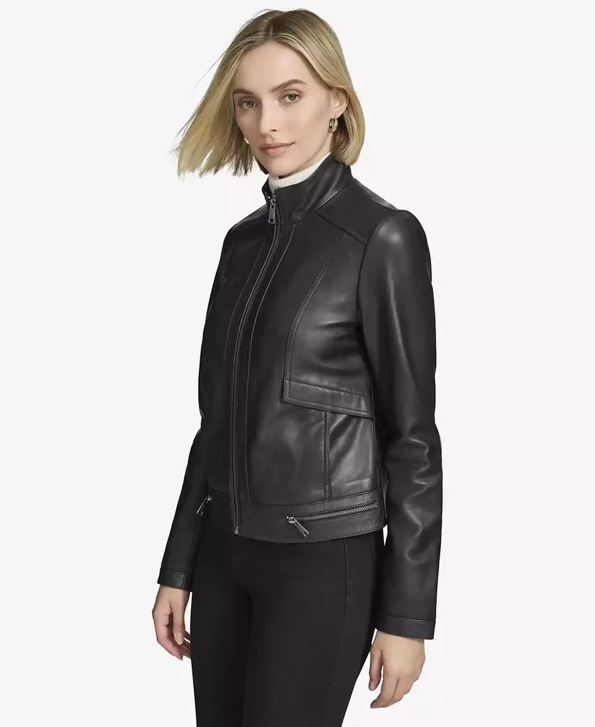 Andrew Marc Women's Rowan Leather Racer Jacket 2