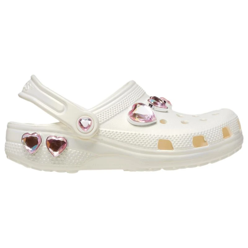 Crocs Crocs Classic Iridescent Hearts Clogs - Girls' Grade School 1