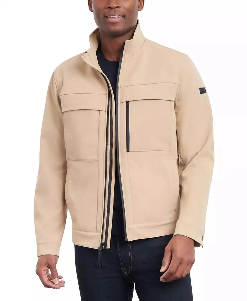 Michael Kors Men's Dressy Full-Zip Soft Shell Jacket 4