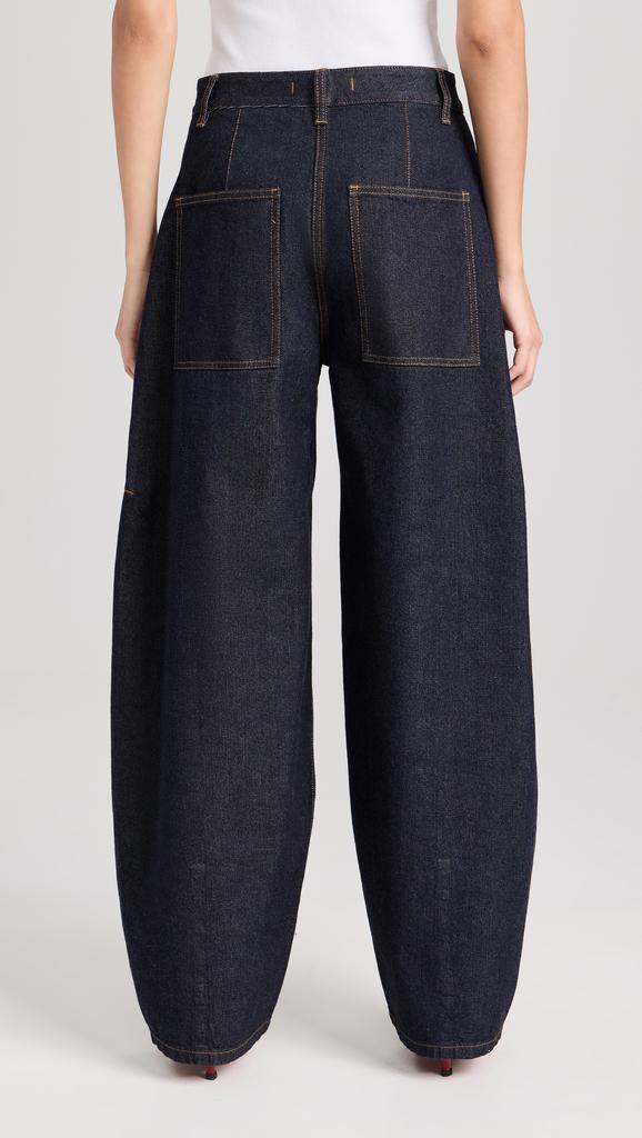 Tibi Indigo Denim Sid Jeans