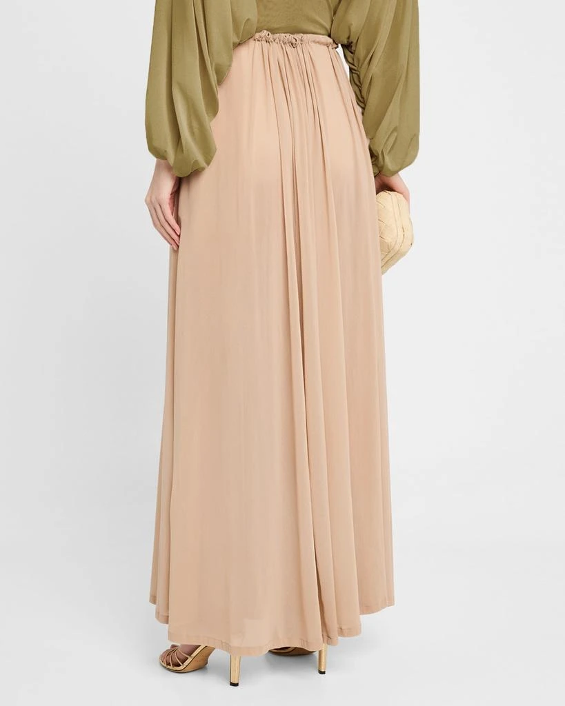 PHILOSOPHY di LORENZO SERAFINI Gathered Silk Maxi Skirt 3