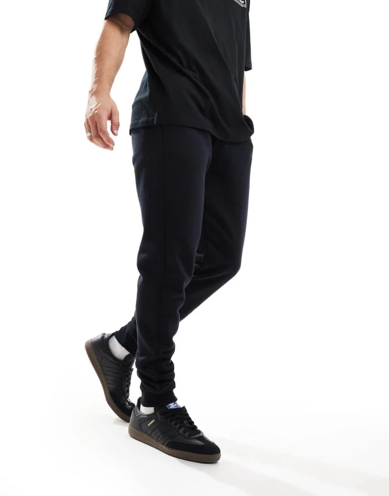 French Connection Mens French Connection slim fit joggers in navy 4