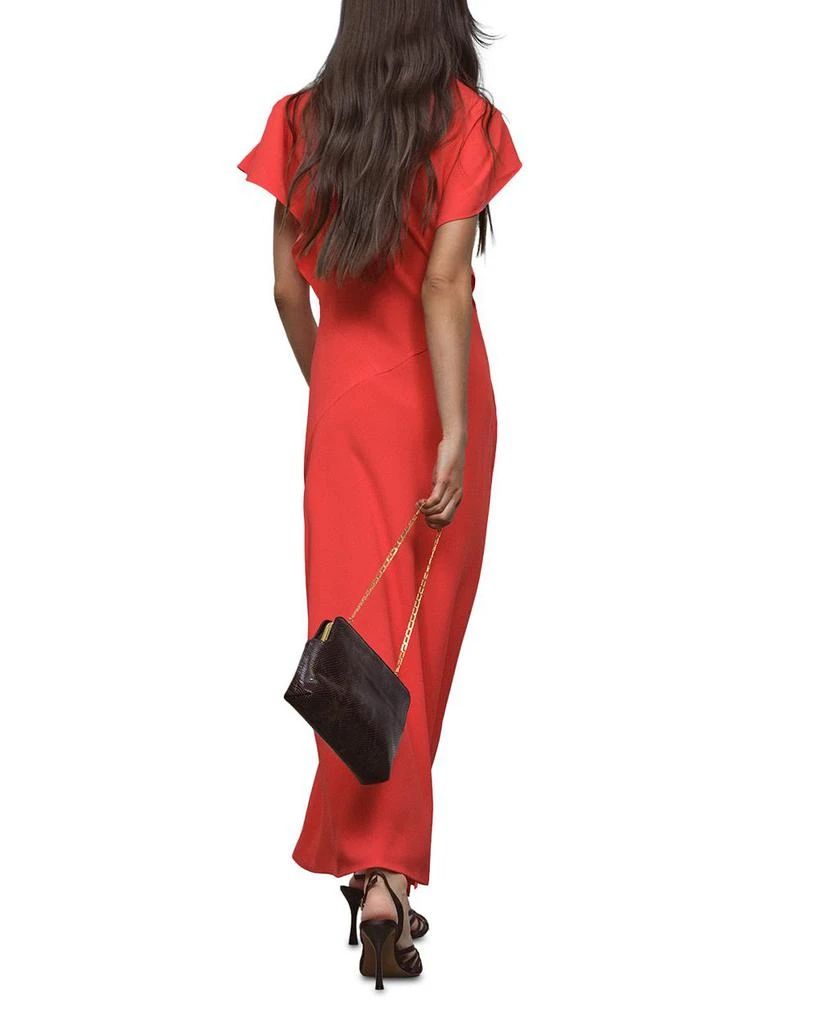 knit maxi dress brown Two Tone Knit Maxi Dress main image 0