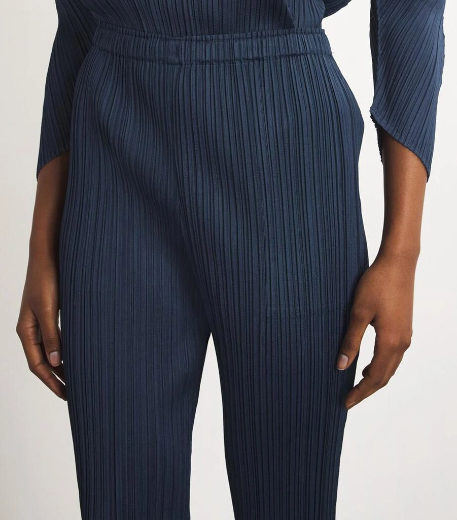 Pleats Please Wormhole Slim-Fit Trousers 6