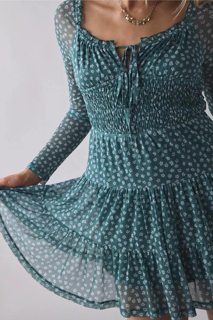 drop waist milkmaid dress Ivory Cotton Milkmaid Dress main image 1