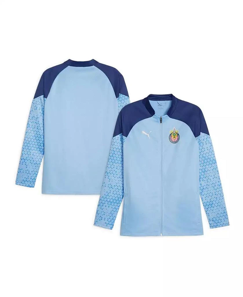 Puma Men
s Light Blue Chivas 2023/24 Full-Zip Training Top