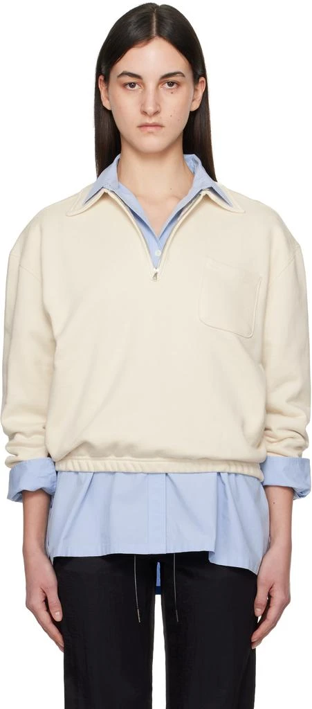 Nothing Written Off-White Pond Quarter Zip Sweatshirt 1