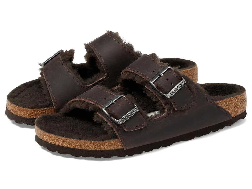 Birkenstock Arizona Shearling - Oiled Leather 1