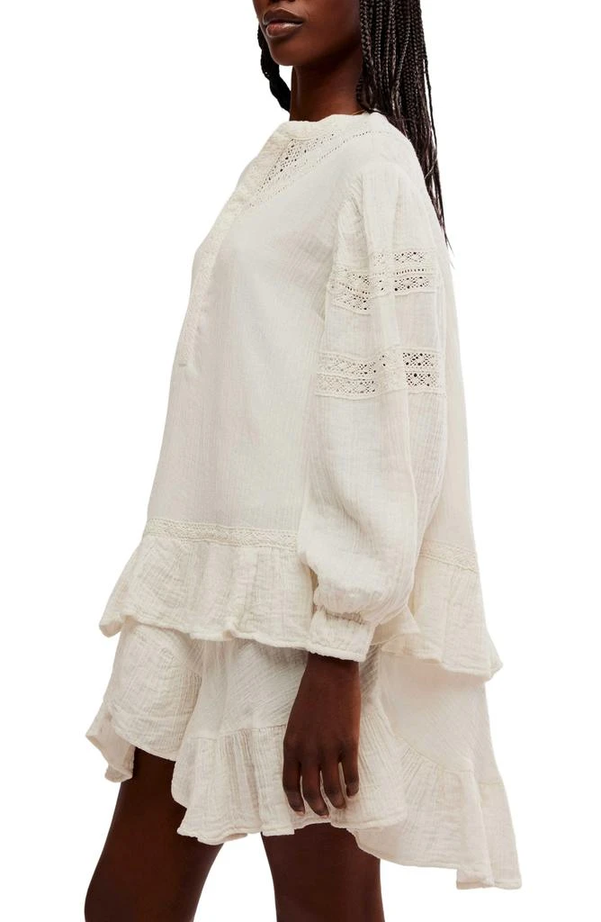 Free People Sachi Long Sleeve Ruffle Minidress 4