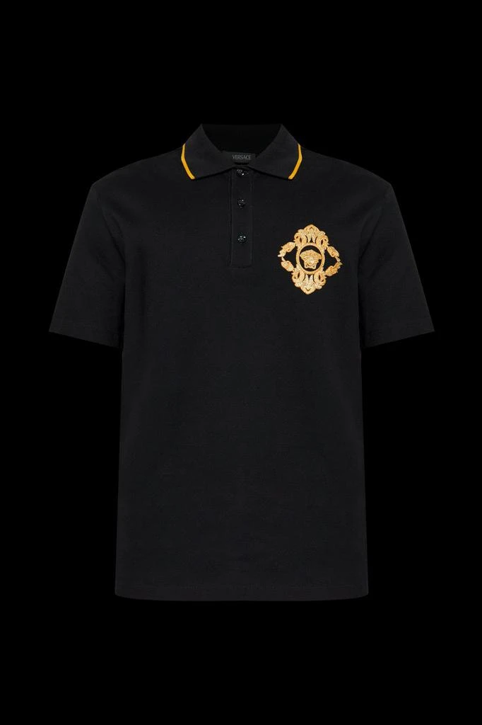 Original Versace Polo Shirts Versace Greca And Medusa Cotton Polo
