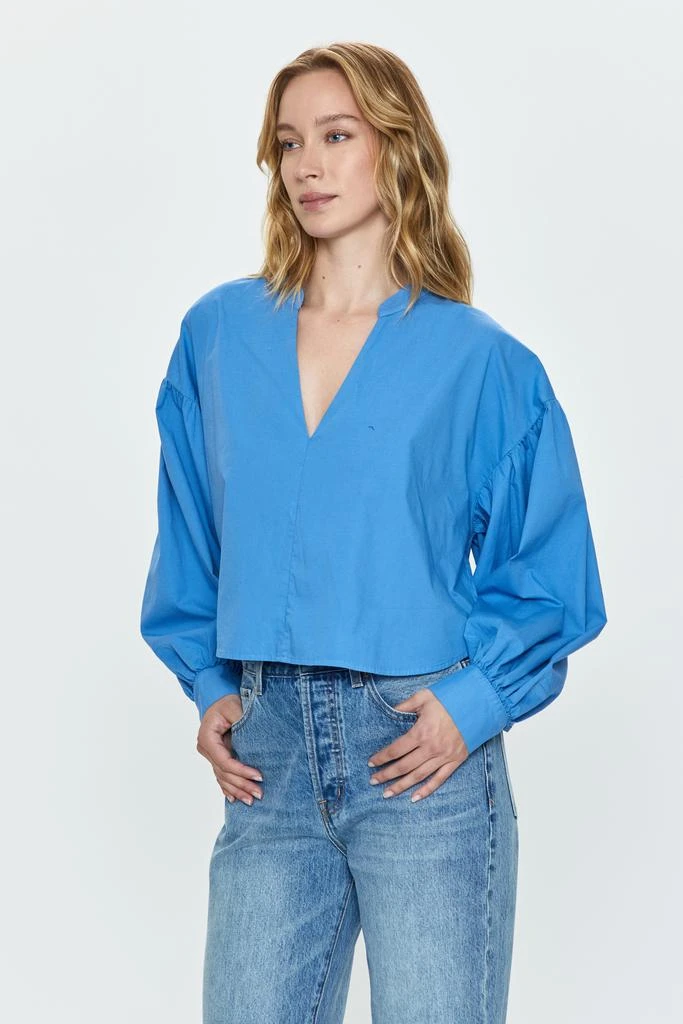 Pistola Denim Lou Puff Sleeve Shirt - Blue Belle 2