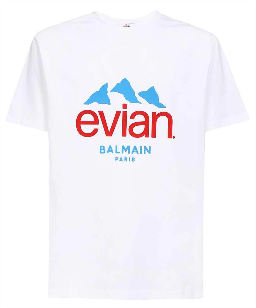 Balmain Balmain balmain x evian rubber t-shirt 1