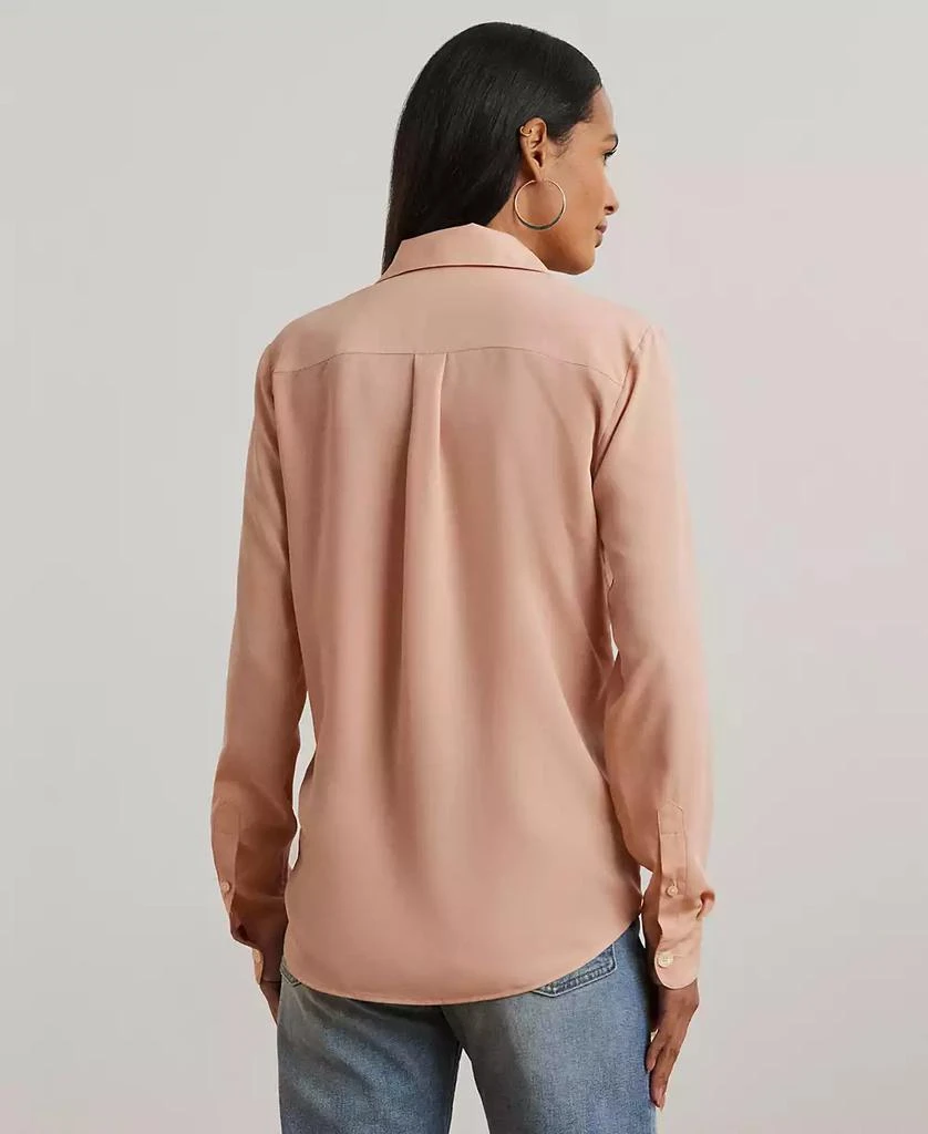 Ralph Lauren Women
s Relaxed-Fit Crepe Shirt 5