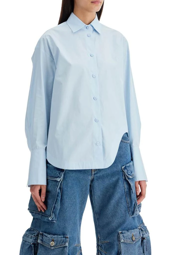 The Attico eliza shirt with shaped slit 2